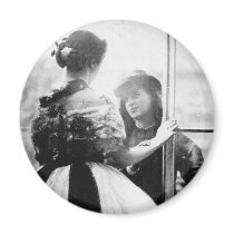 Lady Clementina Hawarden Photographer 1863 Refrigerator Magnet