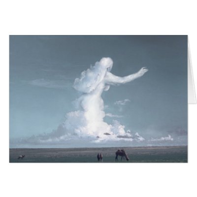 Lady Clouds Card by sarnai