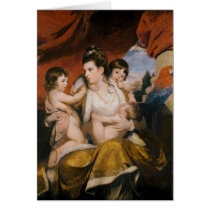 Lady Cockburn and her Three Eldest Sons, 1773 Greeting Cards