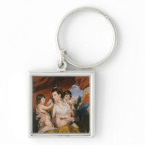 Lady Cockburn and her Three Eldest Sons, 1773 Keychain