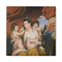 Lady Cockburn and her Three Eldest Sons, 1773 Magnets