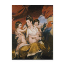 Lady Cockburn and her Three Eldest Sons, 1773 Postcard