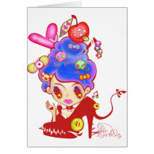 Lady Cream Dream Card