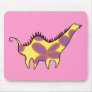 Lady dinosaur mouse pads