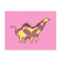Lady dinosaur postcards by jsoh Lady dinosaur postcards