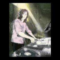 Lady DJ posters