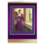 wedding invitation, camelot, purple, celtic,
