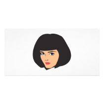 Lady Face photo cards