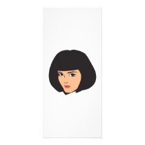 Lady Face rack cards by frengi Lady Face rack cards