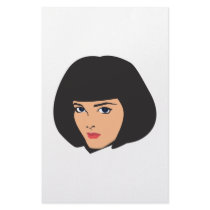 Lady Face stationery by frengi Lady Face stationery