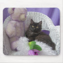 lady flower Mouse pad mousepads by KatAnnette lady flower Mouse pad mousepads
