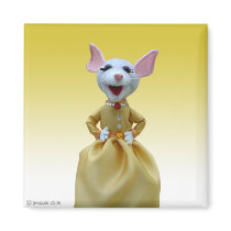 Lady Fromage Magnet magnets