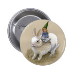 Lady Gnome and Rabbit buttons