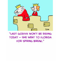 lady godiva florida spring break t-shirts