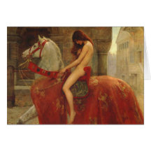 Lady Godiva, John Collier, 1898 Card