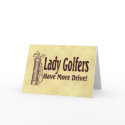 Lady Golfers cards by HobbyTees Lady Golfers cards
