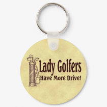 Lady Golfers keychains
