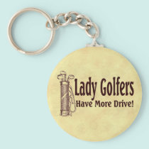 Lady Golfers keychains