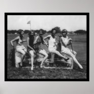 Lady Golfers Love Ice 1926 Print