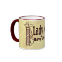 Lady Golfers mugs by HobbyTees Lady Golfers mugs