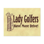 Lady Golfers Postcard