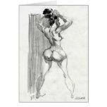 lady greeting card