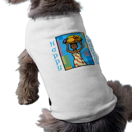Lady Happy Kwanzaa Dog Clothes Lady Happy Kwanzaa Dog Clothes
