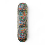 LADY IN A PURPLE DRESS SKATE DECKS