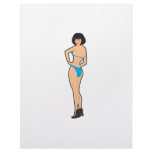 Lady in Bikini Personalized Letterhead