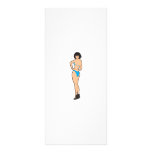 Lady in Bikini Rack Cards