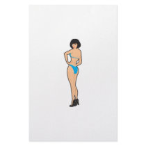 Lady in Bikini stationery by frengi Lady in Bikini stationery