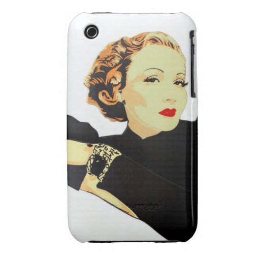 Lady in black case iPhone 3 Case-Mate cases