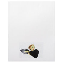 lady in black letterhead