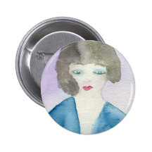 Lady in Blue Pins