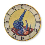 Lady in Blue Toasts the New Year magnets