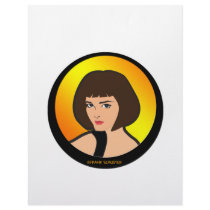 Lady in Circle 3 letterhead by frengi Lady in Circle 3 letterhead