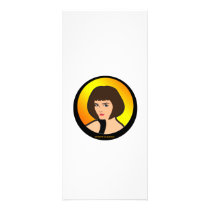 Lady in Circle 3 rack cards by frengi Lady in Circle 3 rack cards