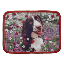 Lady in Flowers - Brittany Spaniel Dog planners
