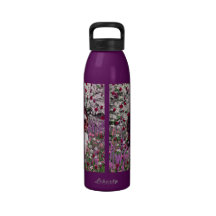 Lady in Flowers - Brittany Spaniel Dog Drinking Bottles