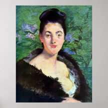 Lady in Fur by Edouard Manet Poster