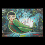Lady In Green BY LORI  American MoJo Placemats placemats