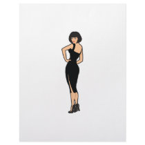 Lady in Midi Skirt letterhead by frengi Lady in Midi Skirt letterhead