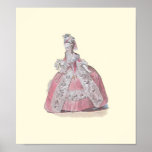 Lady in Pink ~ Print Fashion Plate