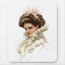Lady in Profile Mouse Pad