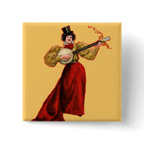 Lady In Red Button buttons