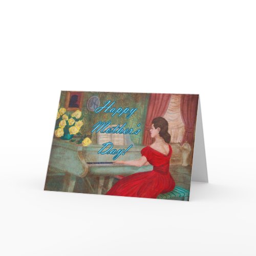 Lady in Red, Happy Mother's Day card