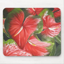 Lady In Red  Tropical Mousepad