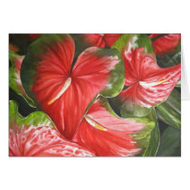 Lady In Red TropicalPlant Card