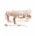 Lady in Snow in Religious Christmas Card t-shirts