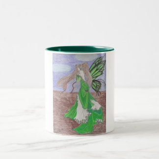 Lady In Tha Clouds by Marianne Coffee Mugs